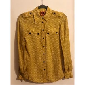 NWOT• Tory Burch military style blouse